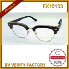 Fx15133 Half Frame madera gafas Custom madera gafas de alta calidad